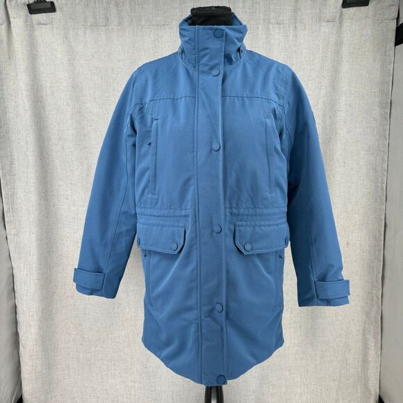 Lands’ End Expedition Waterproof Winter Parka Blue Long Coat Women’s‎ 2-4 - Picture 1 of 10